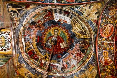 Ceiling of St Marys Church, Leusa, Albania by Unknown
